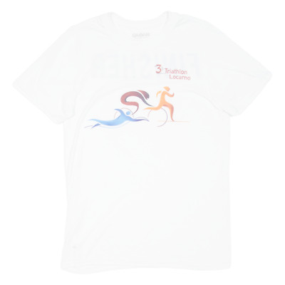 GILDAN Triathlon Mens T-Shirt White S