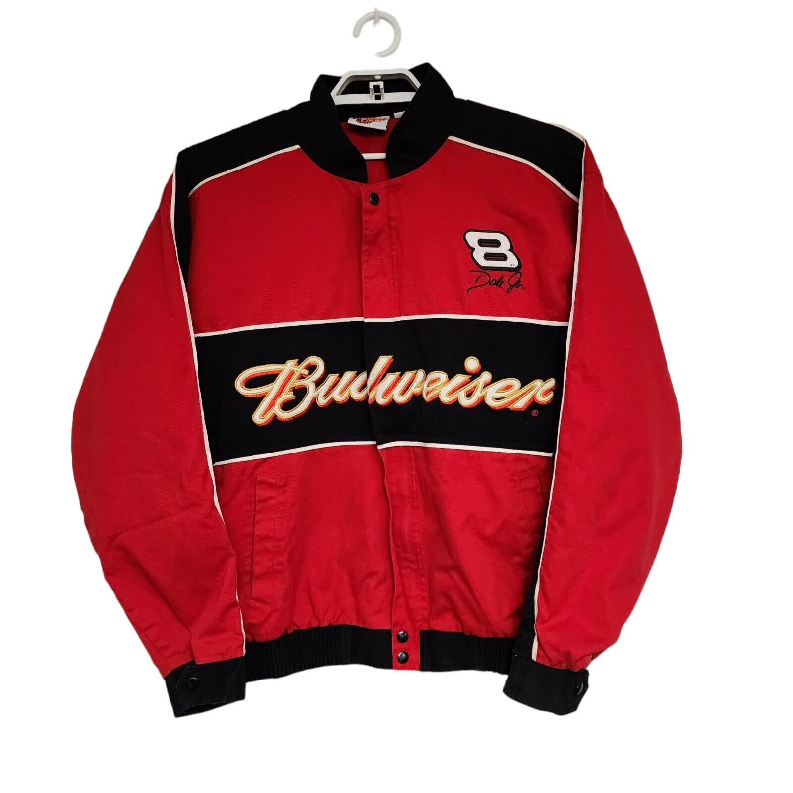 Budweiser Dale Earnhardt Jr #8 XL Racing Jacket Winners Budweiser Dale Earnhardt Jr #8 XL Racing Jacket Winners