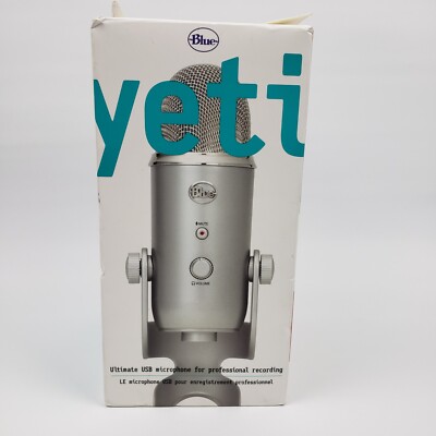 Blue Yeti Professional Microphone Silver P/N 888-000325 Blue Microphones