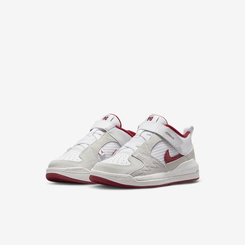 

Nike Jordan Stadium 90 Белые университетские красные повседневные кроссовки для детей дошкольного возраста DX4398-106, Белый, Jordan Stadium 90