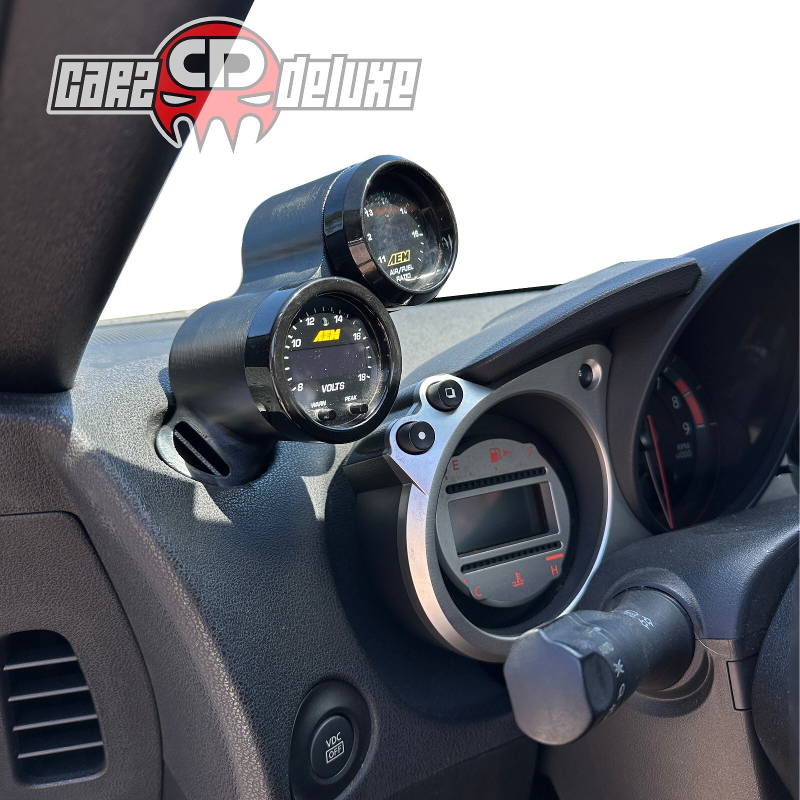 テルヌマテナガ　52mm Dual gauge pod mount for Nissan 370Z 2009-2025 Z functional