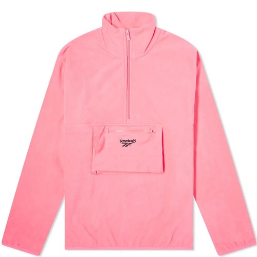 

[FS7359] Мужская флисовая толстовка Reebok Half-Zip Polar, Розовый