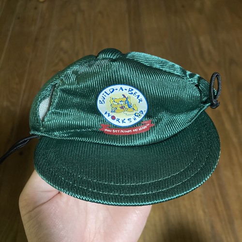 Build A Bear Green Soldier Helmet Hat Shiny Baseball Trucker Rare