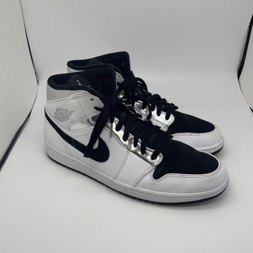 Size 11.5 - Air Jordan 1 Mid SE, Think 16 Alternate, White