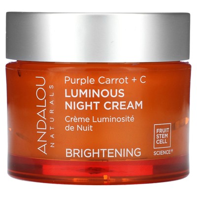 Luminous Night Cream, Purple Carrot + C, осветляющий, 1,7 ж. унц. (50 мл)