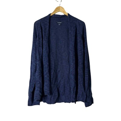 A586168 STUDIO PARK X Amy Stran Open Front Cardigan Navy L
