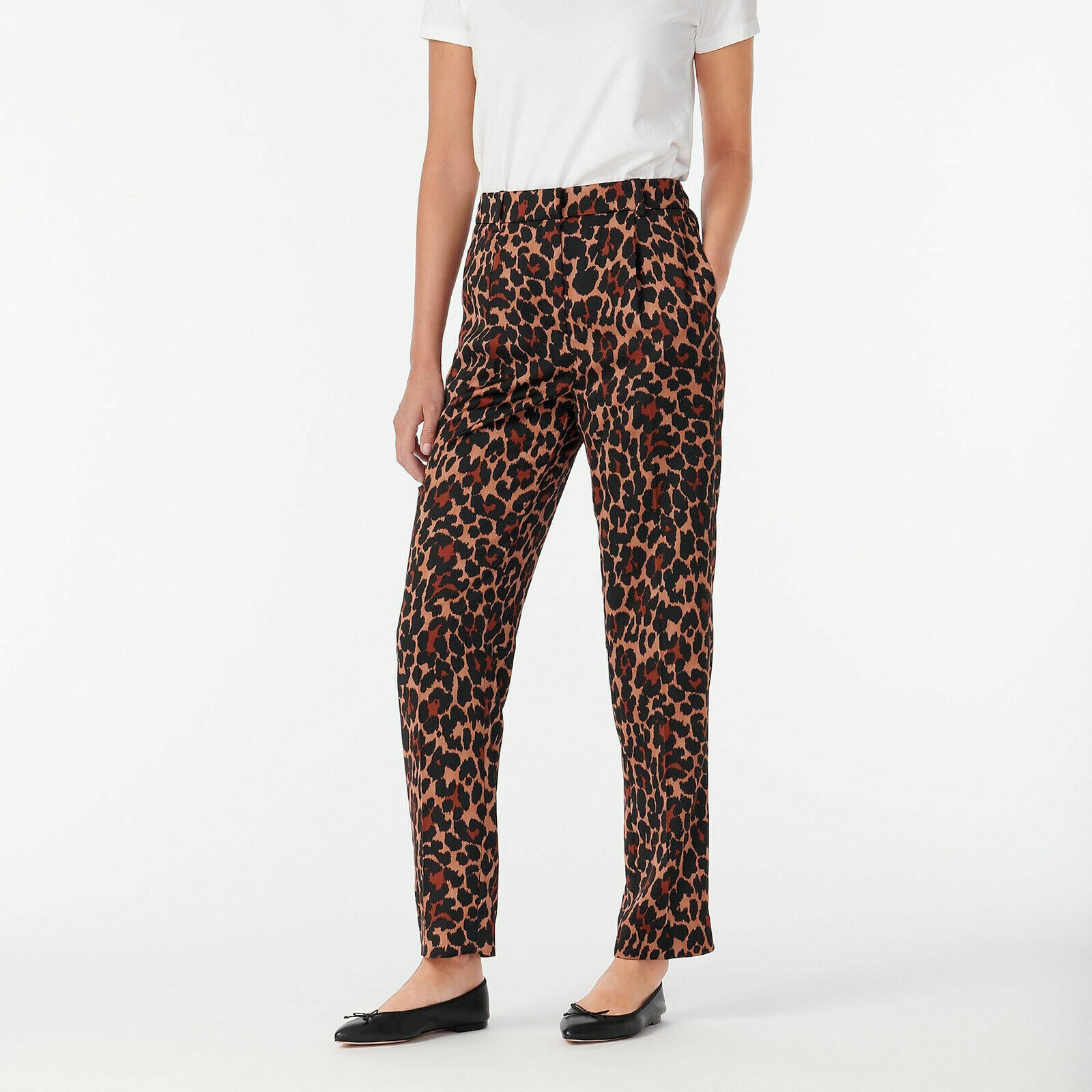 パンツ ASCLO Two Tuck Leopard Pants (3color) ASCLO Two Tuck Leopard Pants (3color)