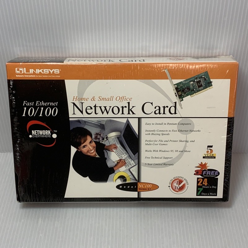 LinkSys Fast Ethernet 10/100 Home & Small Office Network Card