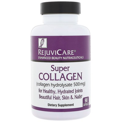 Rejuvicare Super Collagen Collagen Hydrolysate 500 mg 90 Capsules