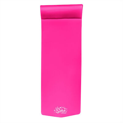 TRC Recreation Splash 1.25'' Thick Foam Swimming Pool Float Mat, Flamingo Pink