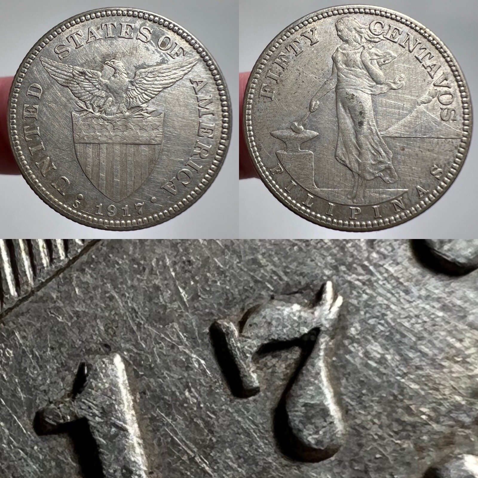 11791 1907年 アメリカ合衆国 50CENTAVOS硬貨 11791 1907年 アメリカ合衆国 50CENTAVOS硬貨 11791 1907年