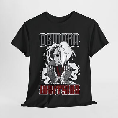 Deidara T-Shirt Naruto Shippuden Itachi Madara Uchiha Anime Unisex Tee Shirt