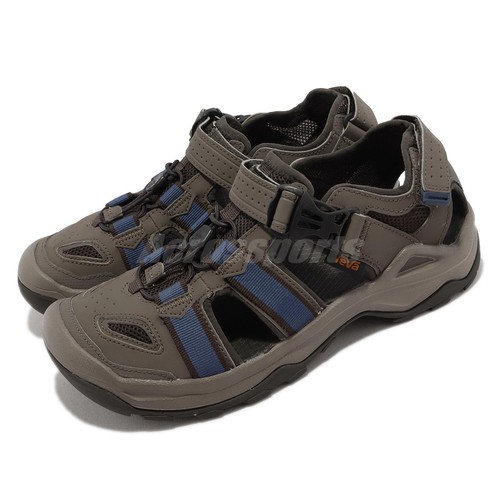 

Teva Omnium 2 Коричнево-Синие Мужские Быстросохнущие Сандалии для Водной Обуви На Открытом Воздухе 1019180-BNGC, Коричневый, Omnium 2