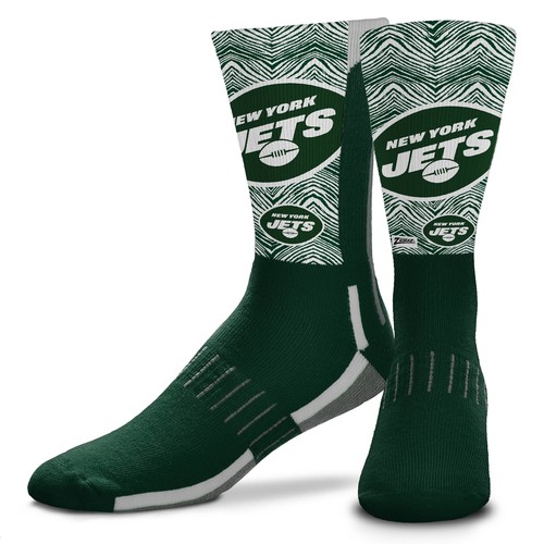 Носки Zubaz X FBF NFL Youth New York Jets Phenom Curve Crew