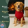 Dog Sweater Knitted for Small to Large Dogs Boy Girl, Classic Turtleneck Dog Christmas Sweaters, Warm and Soft Pet Clothes for Winter (Santa Claus, 2XL)