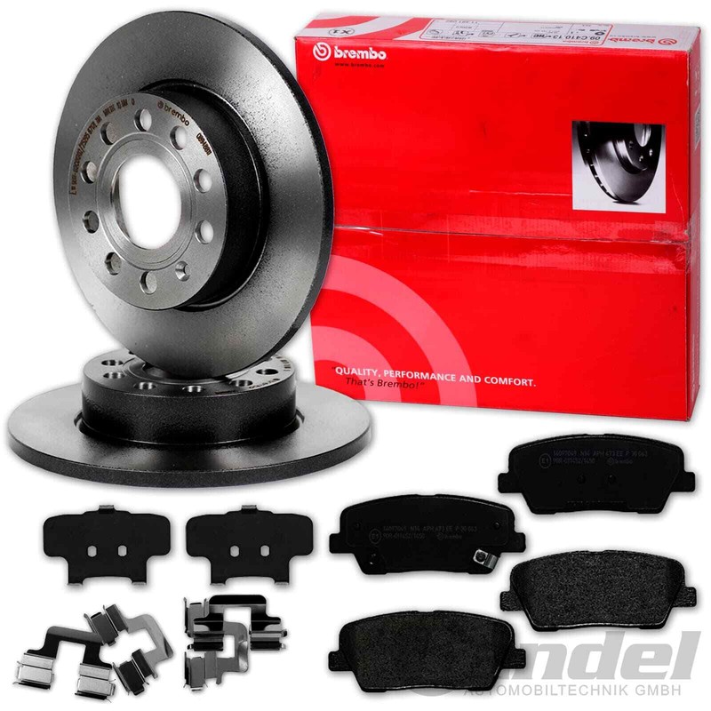 Brembo Bremsscheiben 302mm + BelÃGe Hinten FÃ¼R Hyundai Grand / Santa Fe Cm Dm