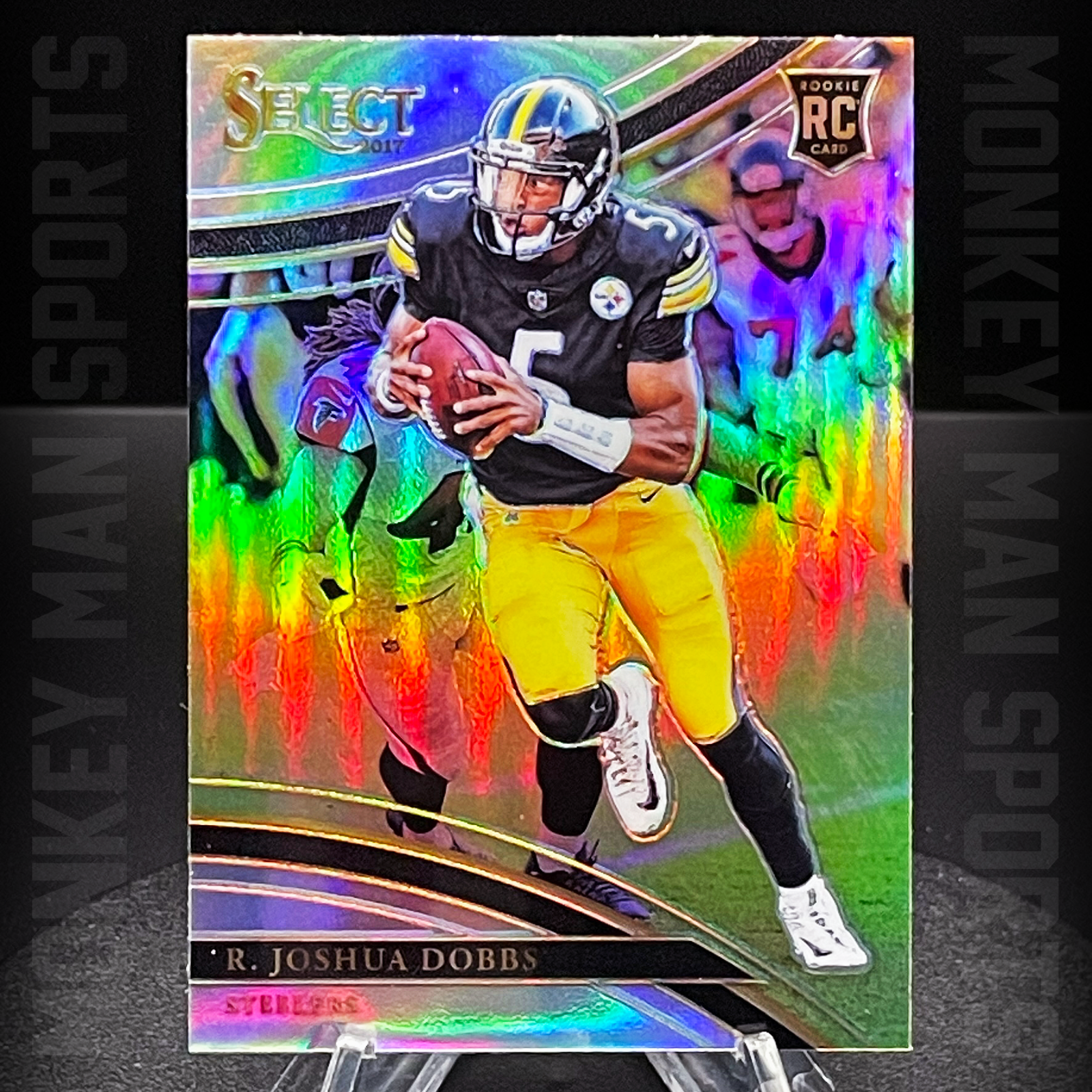 2017 Select - Joshua Dobbs Rookie RC - #222 PRIZM SILVER STEELERS MINT