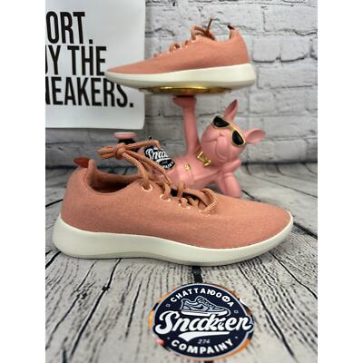 Allbirds Wool Runner Womens 7 Pink Salmon Running Shoes Sneaker NEW EU 37 Active