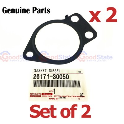 Genuine Toyota Hiace KLH18 KLH12 2KD 2.5 Diesel EGR Connector Pipe Gasket x2