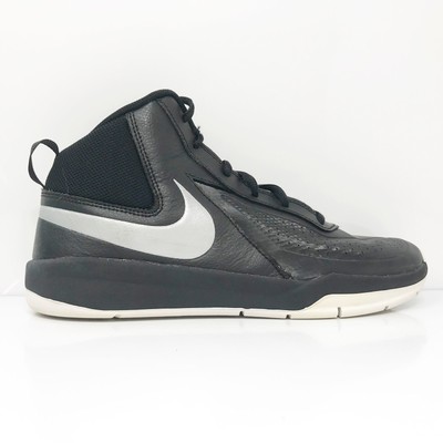 Nike Boys Team Hustle D 7 747998-007 Черные баскетбольные кроссовки Кроссовки Размер 7 Y