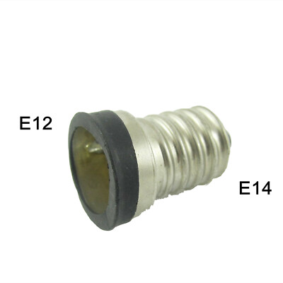 European E14 to US E12 Candelabra Base Socket LED Light Bulb Lamp Adapter Holder