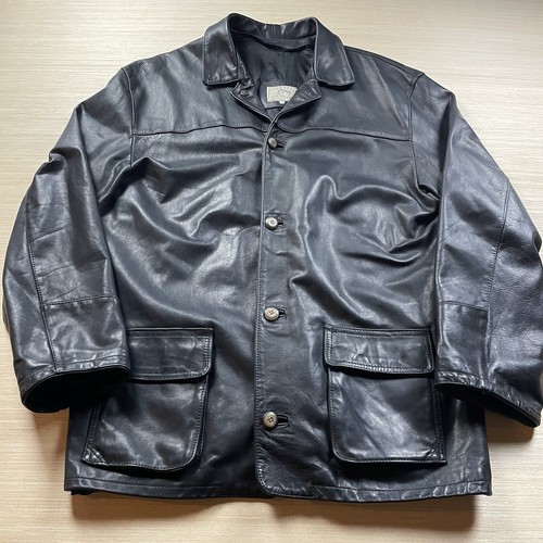 ジャケット・アウター 90s VERA PELLE ITALY Made Horse Hide Vintage Vera Pelle Horsehide Leather Jacket Barn Coat Made