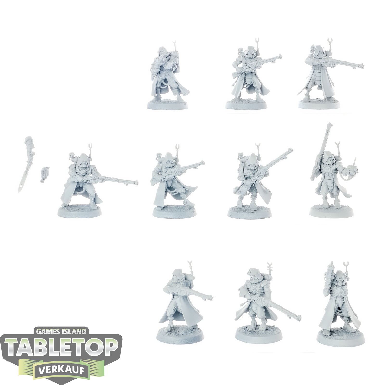 Adeptus Mechanicus - 10 Skitarii Rangers - grundiert