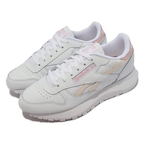 

Женские повседневные кроссовки Reebok Classic Leather SP White Pink GX8689, Белый, Classic Leather Sp