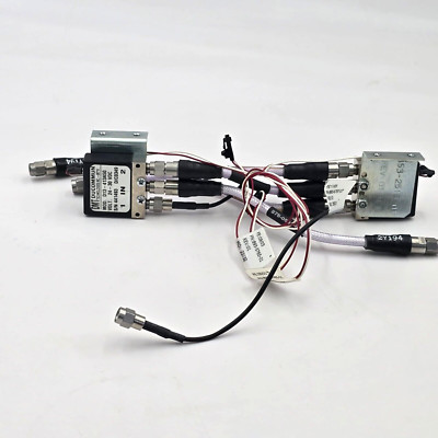 PAIR Ducommun DMT  D13-413A50 Relay Switch 24-30VDC DC -22 GHz 50 Ohm SPDT w/cab
