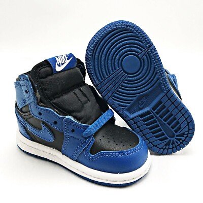 Infant AIR JORDAN 1 RETRO OG (TD) Dark Marina Blue (AQ2665 404), SZ 3.0 - 10.0