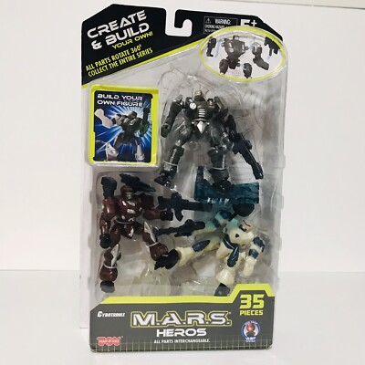 M.A.R.S.Heros Cybotronix,Create & Build Your Own- Includes White RARE NEW Unopen
