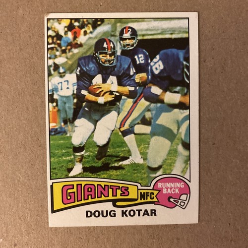 1975 Topps Football Doug Kotar New York Giants Card #516 | eBay