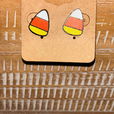Candy Corn Stud Earrings