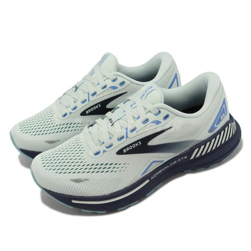 

Brooks Adrenaline GTS 23 D Wide Blue Glass Marina Женские кроссовки для бега 1203811D-471, Зеленый, Adrenaline Gts 23 D Wide