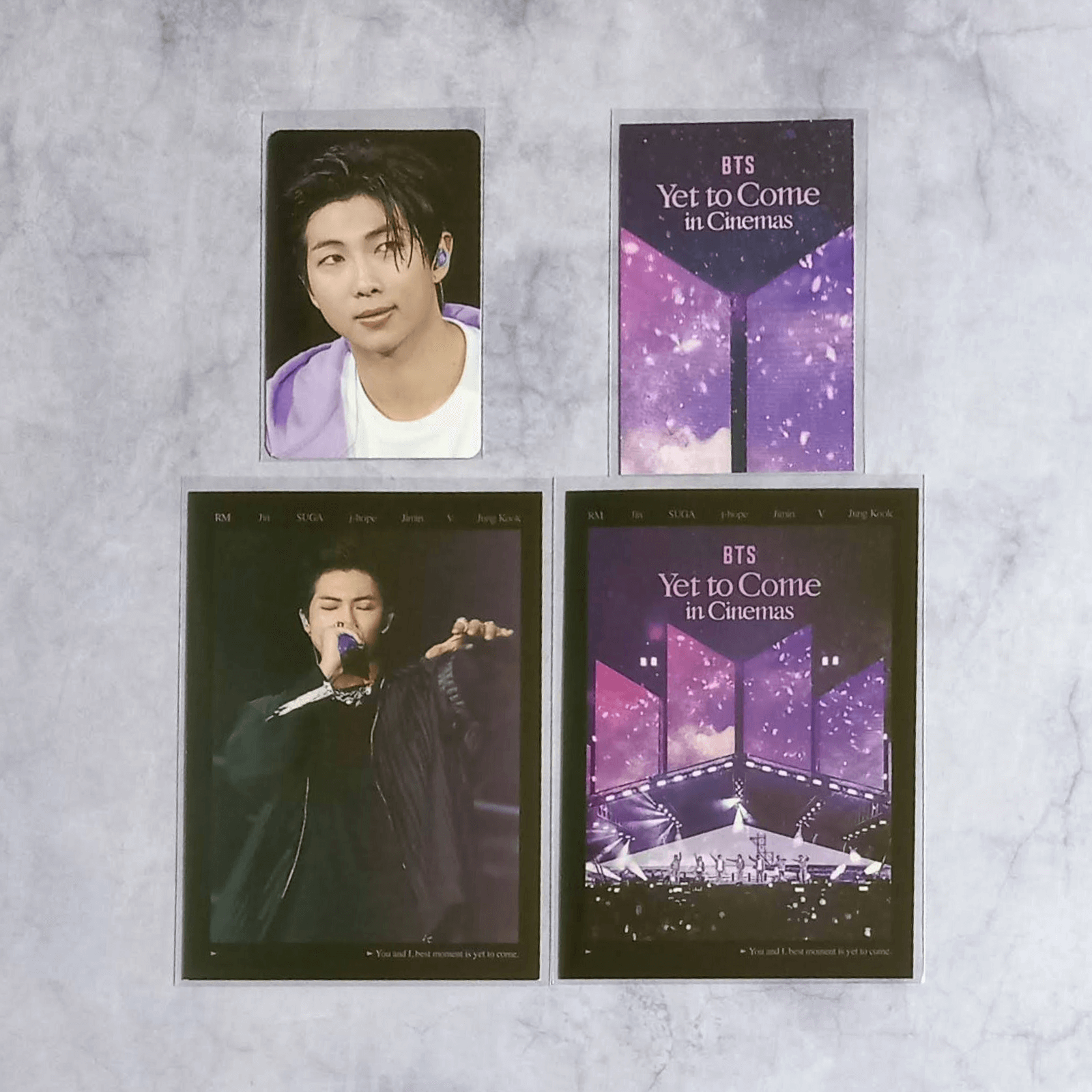 BTS Yet to Come in cinemas 1st Week Photo Card & 2nd Week