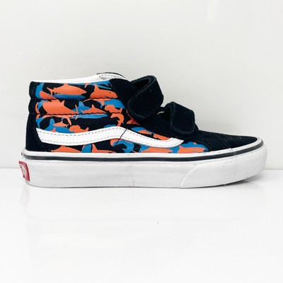 Vans Boys Sk8 Mid 507452 Черные повседневные кроссовки, размер 13,5