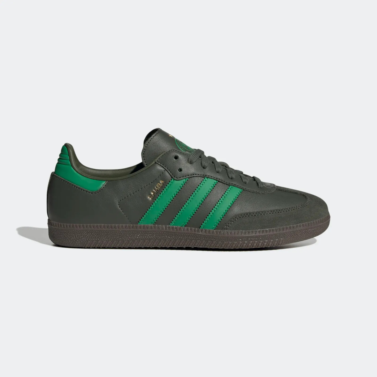 

Adidas Samba Team Shadow Green Celtic FC ID7593 Мужская обувь Кроссовки, Shadow green/green/gum 5, adidas Samba