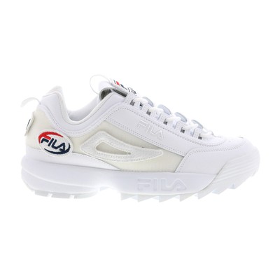 Fila Disruptor II Patches 1FM00413-100 Мужские белые кроссовки для образа жизни 11