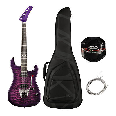 EVH 5150 Deluxe QM Series Electric Guitar Purple Daze with Accessories