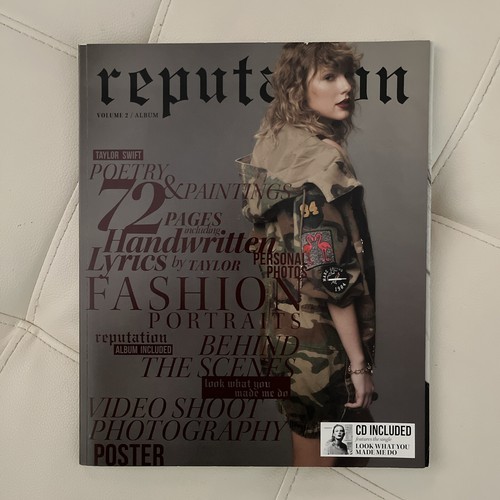 Taylor Swift Reputation Magazine Volume 2 Poster and CD