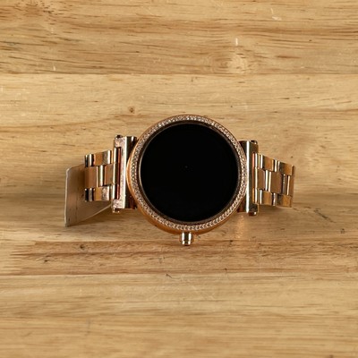 michael kors gold watch digital