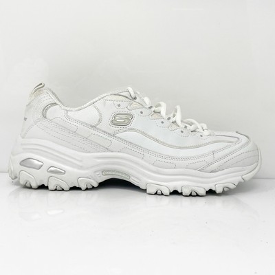 

Skechers Womens D Lites Fresh Start 11931 Белая повседневная обувь Кроссовки Размер 9, Белый, D Lites Fresh Start