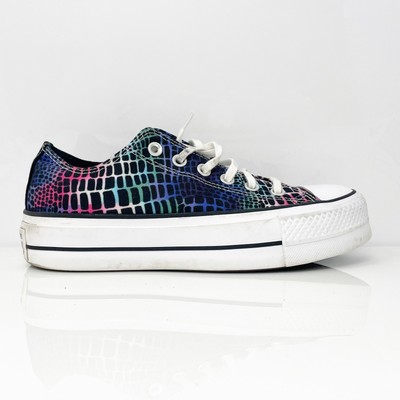 Женские разноцветные повседневные кроссовки Converse Chuck Taylor All Star Lift, размер 7