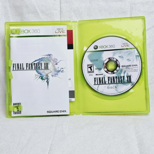 Final Fantasy XIII (Microsoft Xbox 360, 2010) 3 Disc Set