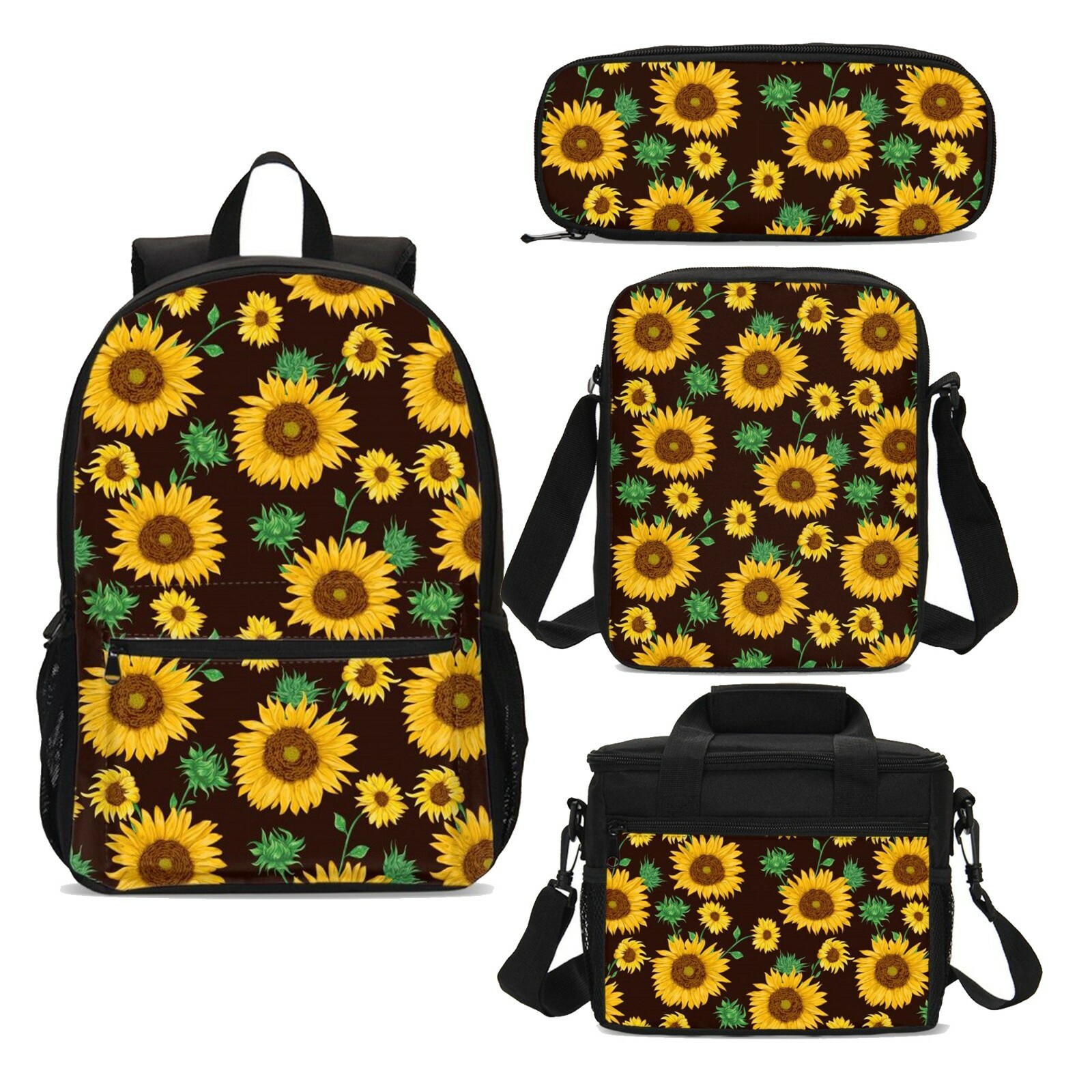 sunflower lunch bag