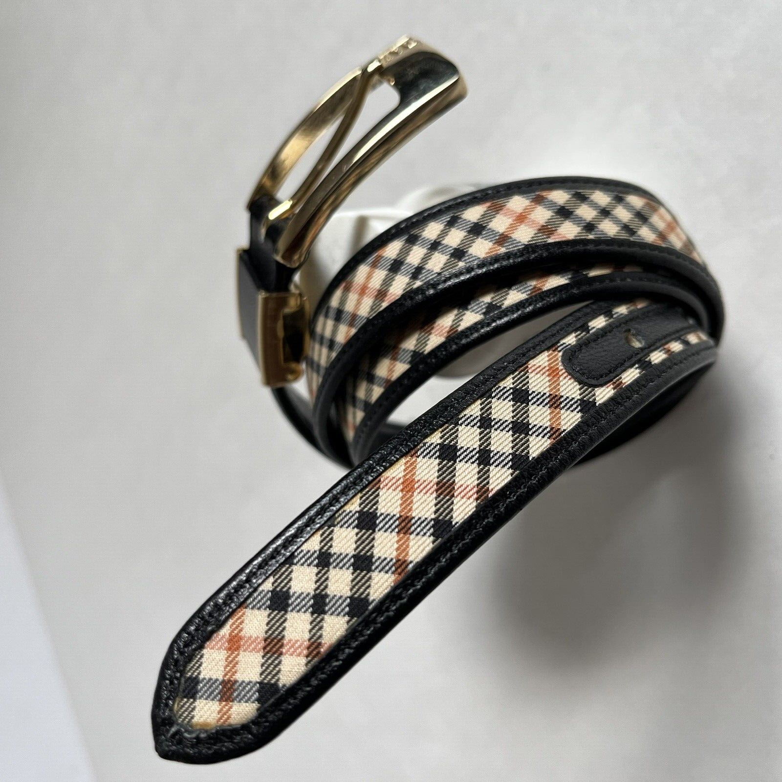 Tシャツ・カットソー DAKS Black European imported leather check line point DBWA5E $_57.PNG?set_id=880000500F