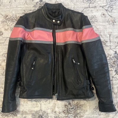 Leather Jacket X-Element Women s ￼￼Jacket Pink And Black. Size Small.