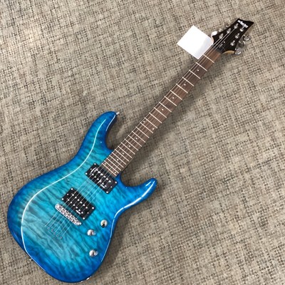 SCHECTER C-6 PLUS 6-STRING ELECTRIC GUITAR Blue Burst