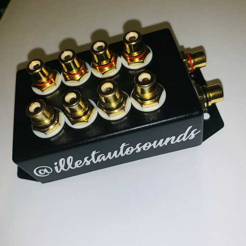 rca distribution block 1-4 rca splitter | eBay