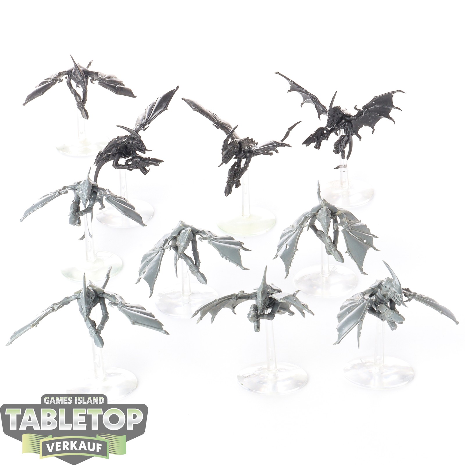 Tyraniden - 10x Gargoyle Brood - teilweise bemalt